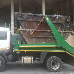 skip bin waste truck